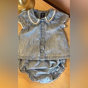GAP Blue Baby Outfit